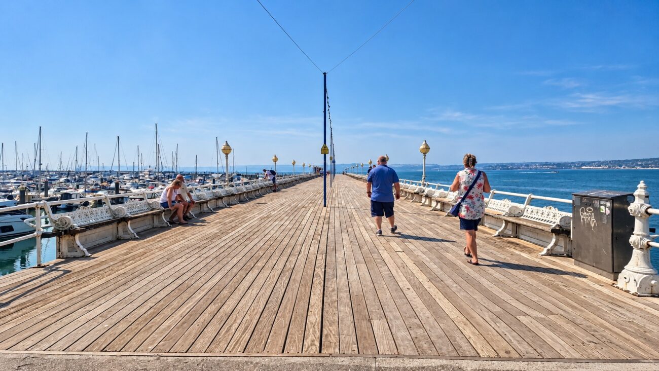 A walk on the pier